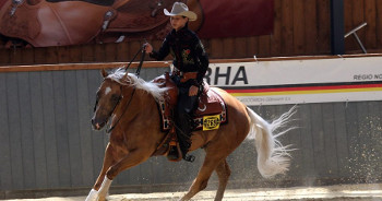 Westernreiten ist eine Reitweise, die sich an die Arbeitsreitweise der Cowboys anlehnt.